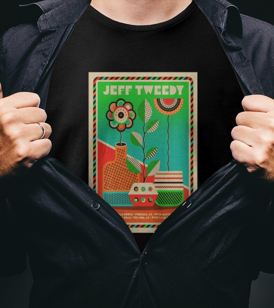 Jeff Tweedy La Rosa Tucson March 17 2026 With Liam Kazar T-Shirt