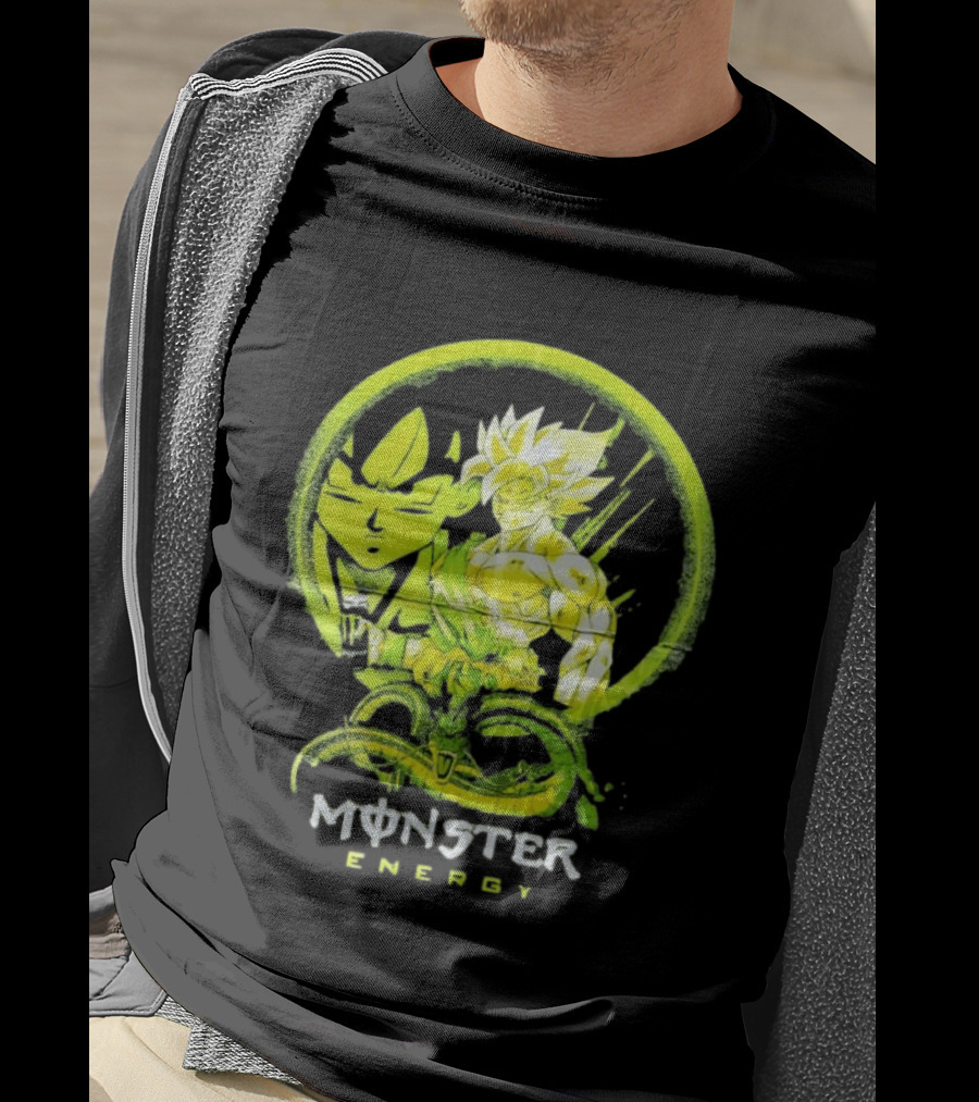 Songoku Dragon Ball Monster Energy Shenron Fusion T-Shirt