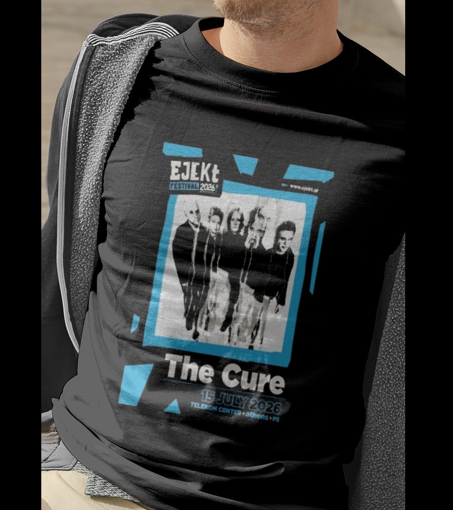 EJEKT Festival 2026 The Cure 15 July Telekom Center Athens T-Shirt