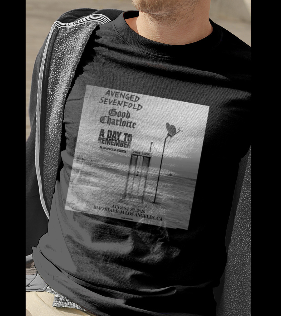 Avenged Sevenfold Good Charlotte A Day To Remember Concert BMO Stadium Los Angeles August 30 2026 T-Shirt
