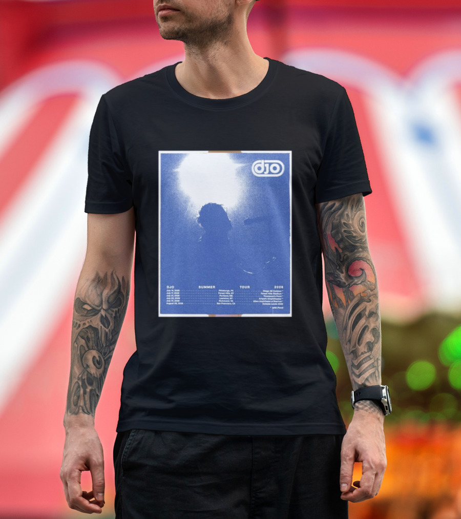 Djo Summer Tour 2026 Pittsburgh New York New Haven Louisville Milwaukee San Francisco T-Shirt