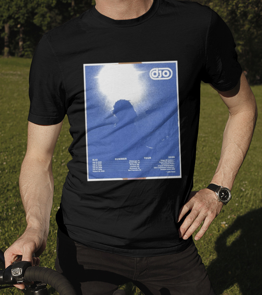 Djo Summer Tour 2026 Pittsburgh New York New Haven Louisville Milwaukee San Francisco T-Shirt