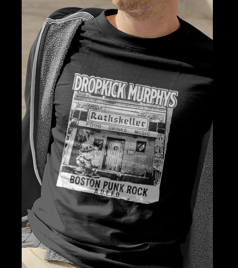 Dropkick Murphys Boston Punk Rock Rathskeller 96 A.D.E.F.D. T-Shirt