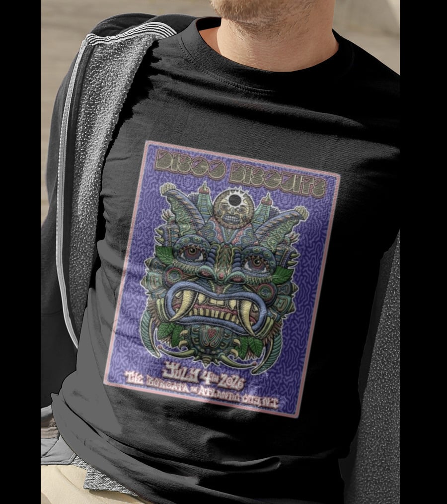 Disco Biscuits July 4th 2026 The Borgata Atlantic City New Jersey T-Shirt
