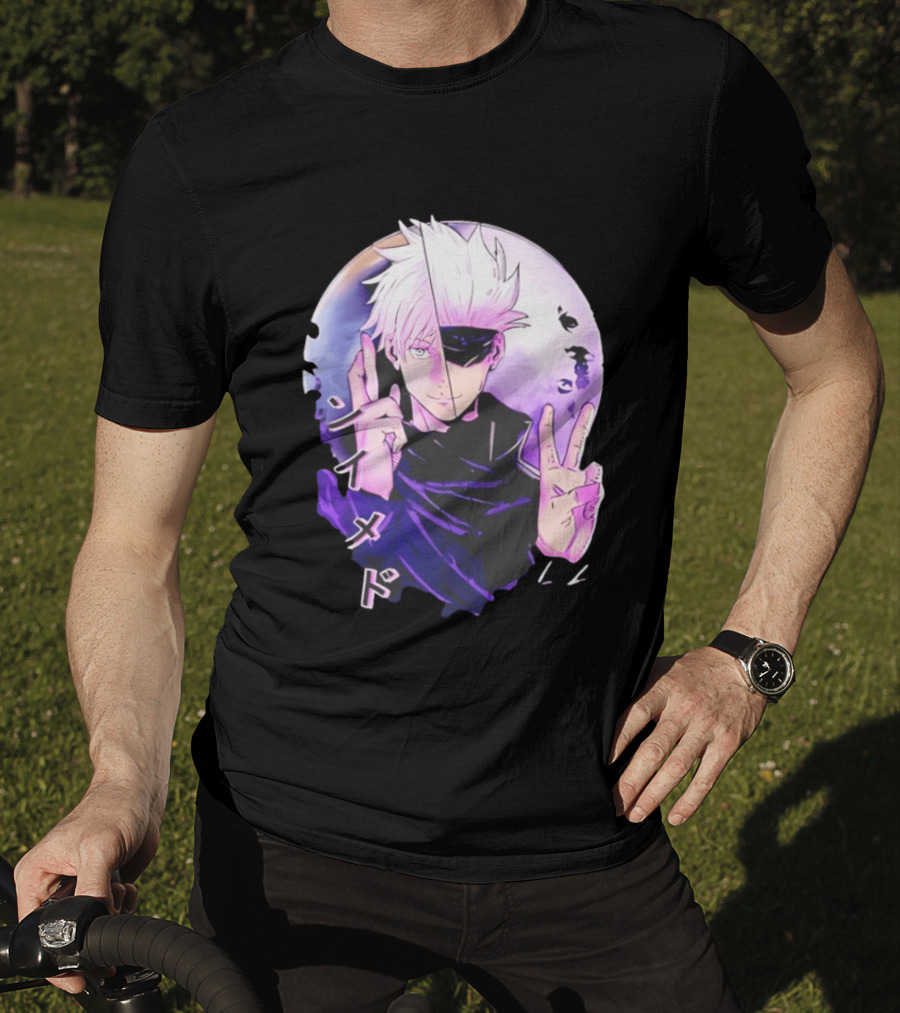 Gojo Satoru Jujutsu Kaisen Mystical Warrior Moon Anime Aesthetic T-Shirt