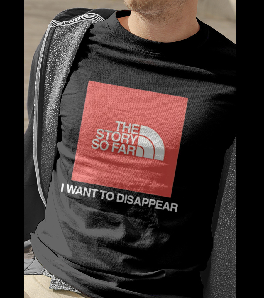 The Story So Far I Want To Disappear Red And White T-Shirt