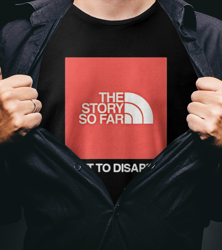 The Story So Far I Want To Disappear Red And White T-Shirt