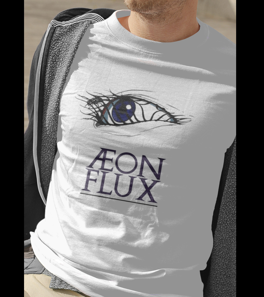 Aeon Flux Eye Key Bioworld Blue Eye T-Shirt