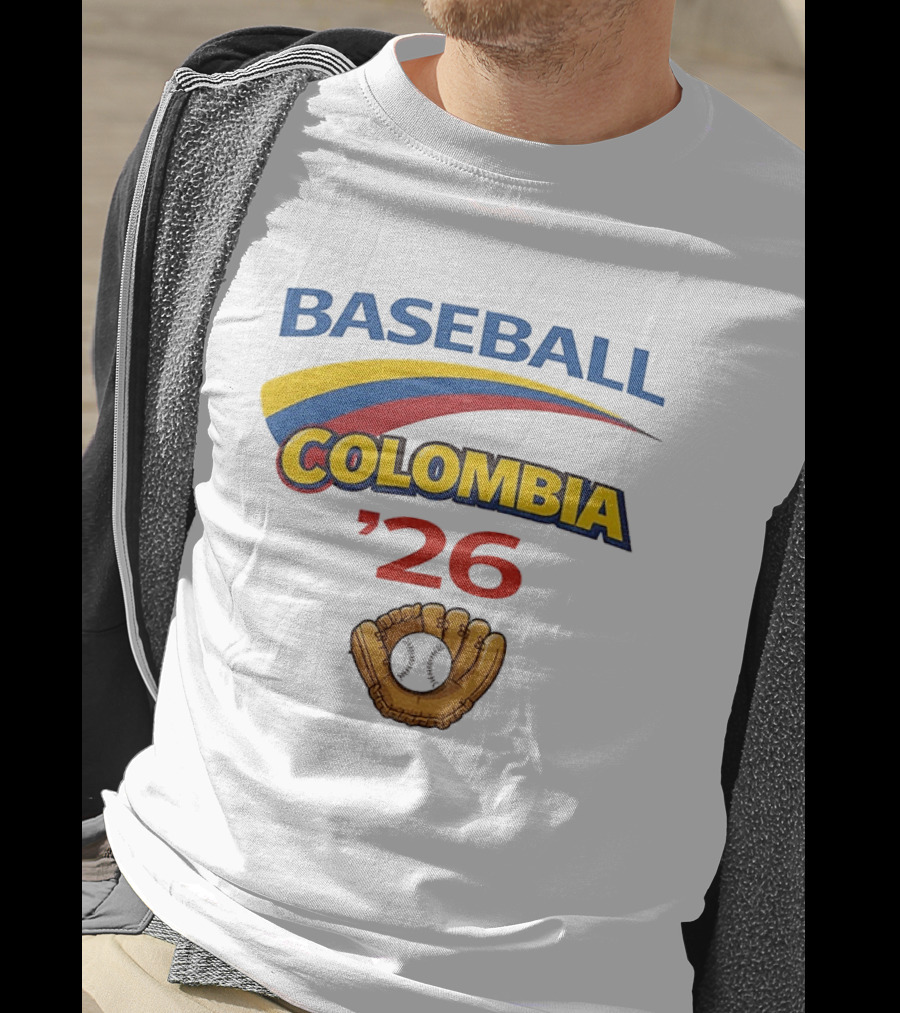 Colombia Baseball Classic 2026 '26 Glove And Ball T-Shirt