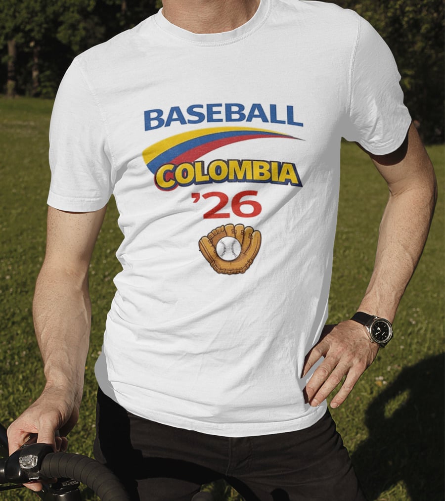 Colombia Baseball Classic 2026 '26 Glove And Ball T-Shirt