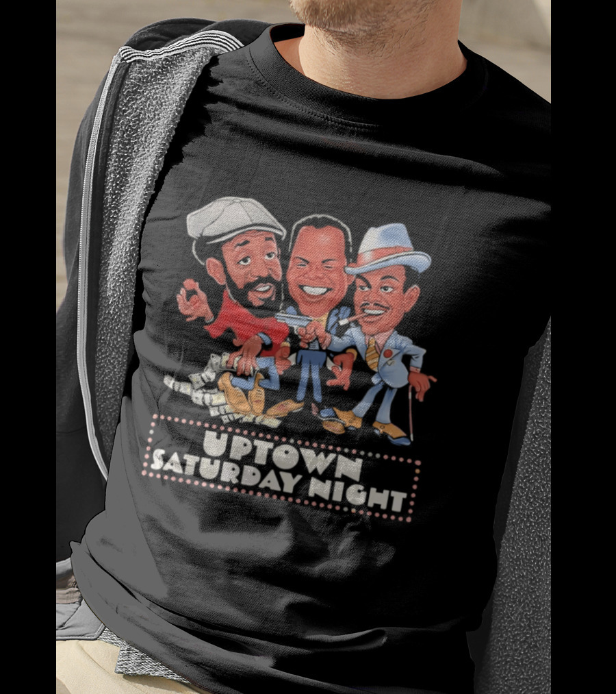 Uptown Saturday Night Caricature Preach Cochise Cooley High T-Shirt