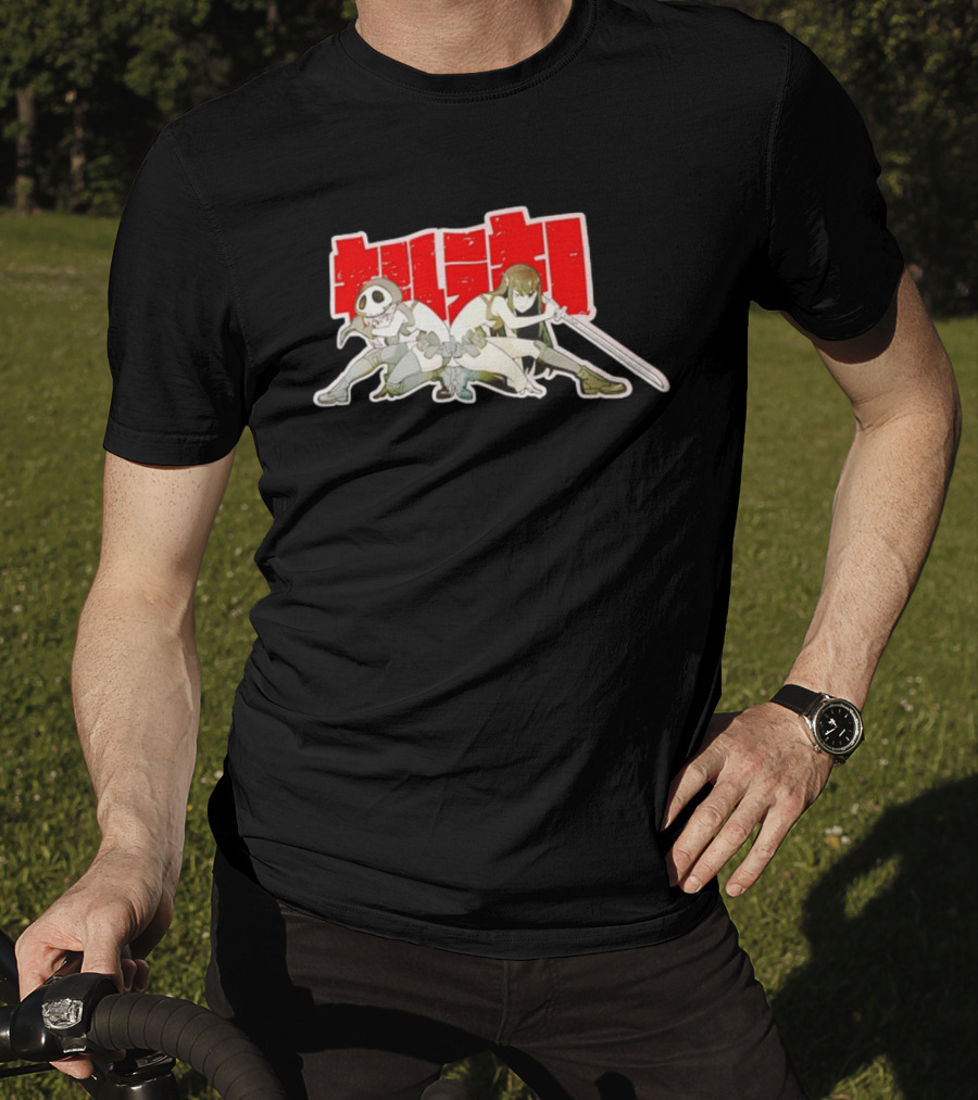 Makoto Kurokawa Twin Star Exorcists Anime Characters Katana Sword And Mask T-Shirt