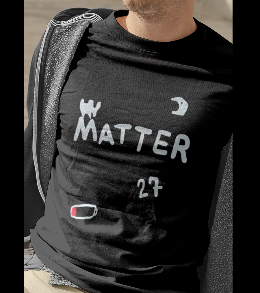 Matter Makers X Orm Kornnaphat Low Battery 27 Collaboration T-Shirt