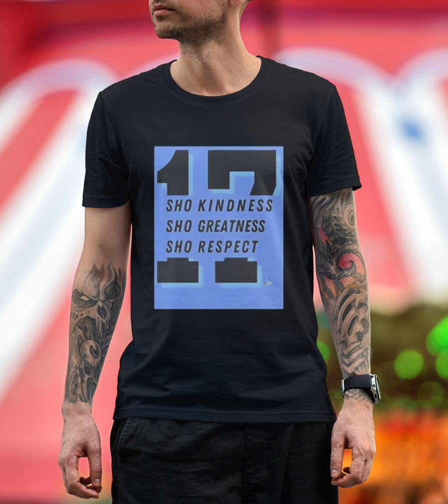 Shohei Ohtani 17 Sho Kindness Greatness Respect Dodgers T-Shirt