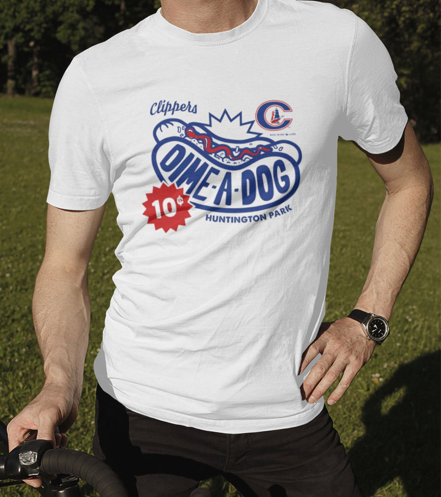 Clippers Dime A Dog 10¢ Huntington Park T-Shirt
