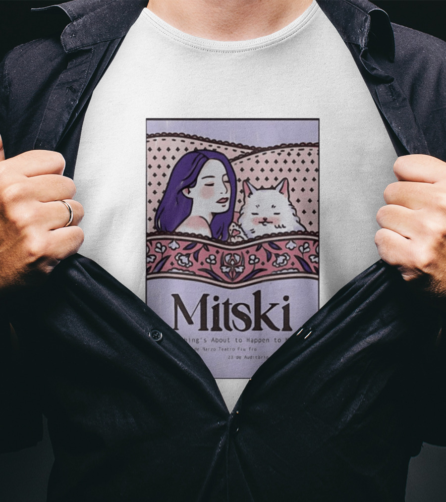 Mitski Mexico City Concert March 2026 Nothing's About To Happen To Me T-Shirt