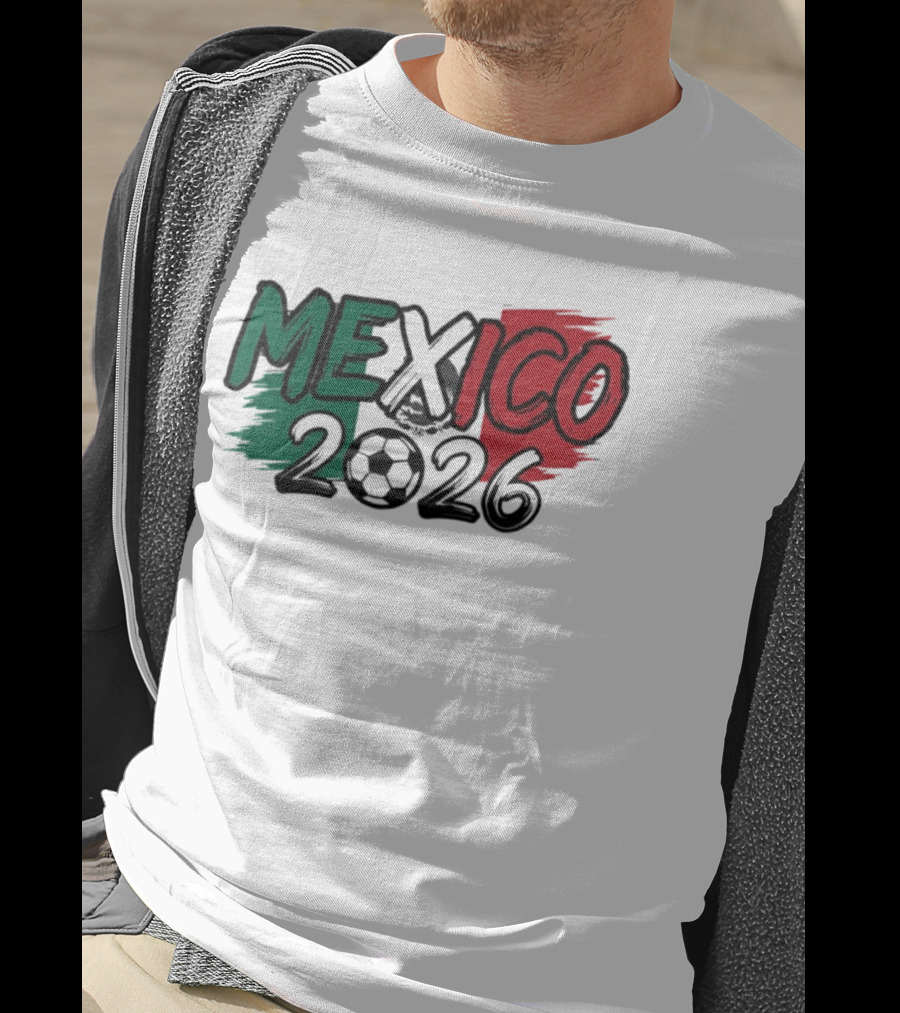 Mexico 2026 Soccer Fan Celebration National Team T-Shirt