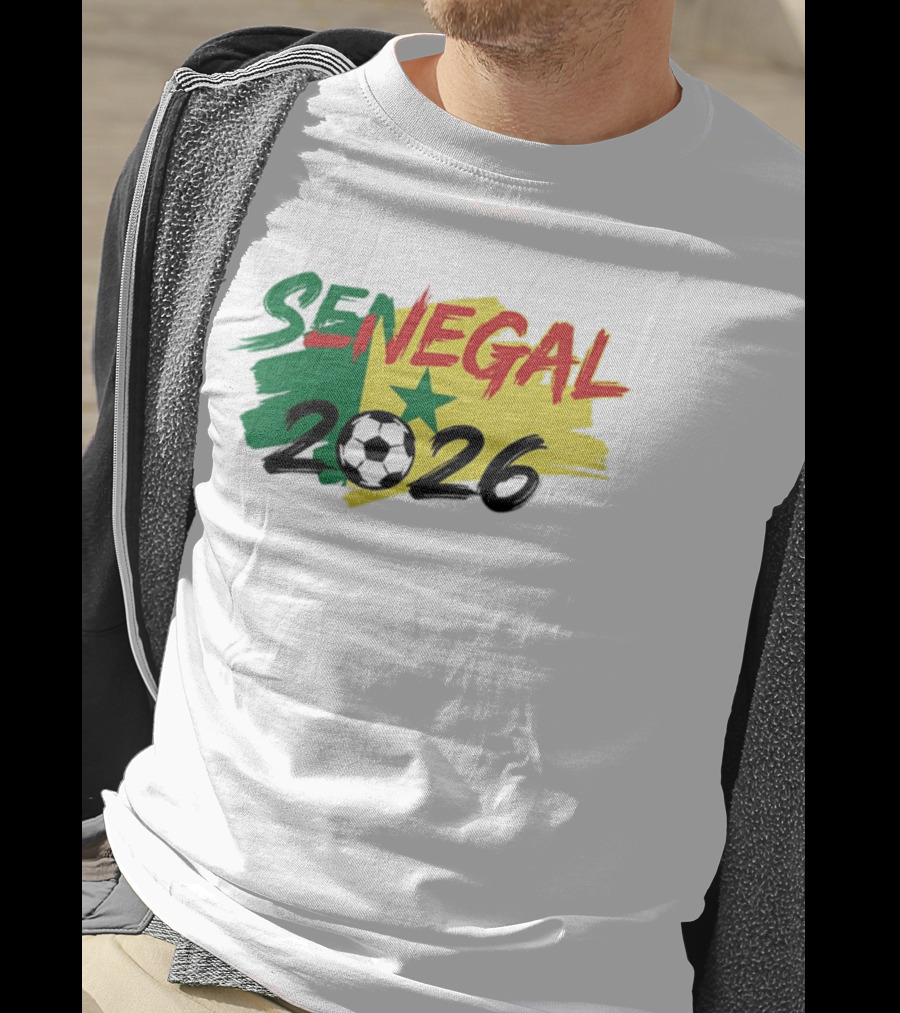 Senegal 2026 World Cup Soccer Team Star Flag T-Shirt