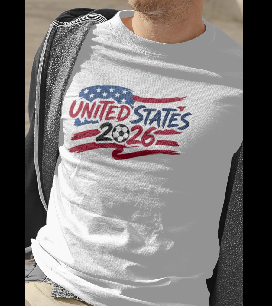 United States 2026 Soccer World Cup Stars And Stripes T-Shirt