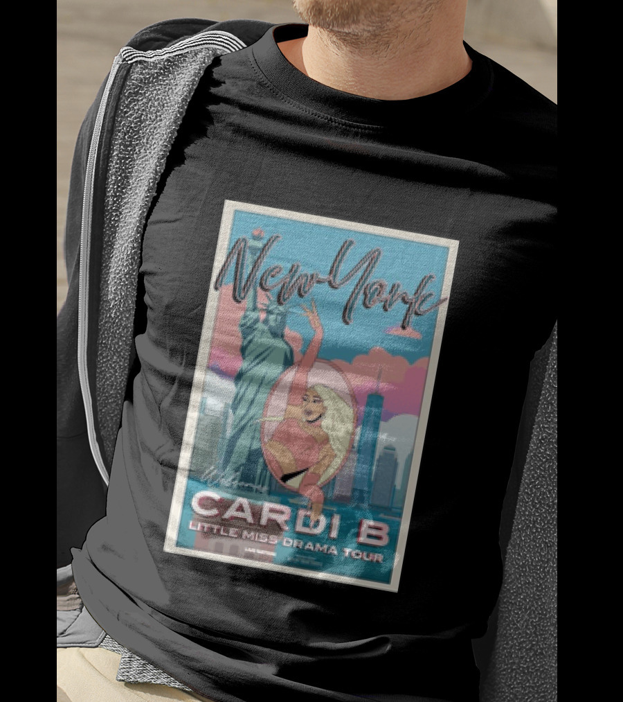 New York Cardi B Little Miss Drama Tour 2026 Madison Square Garden March 26 2026 T-Shirt