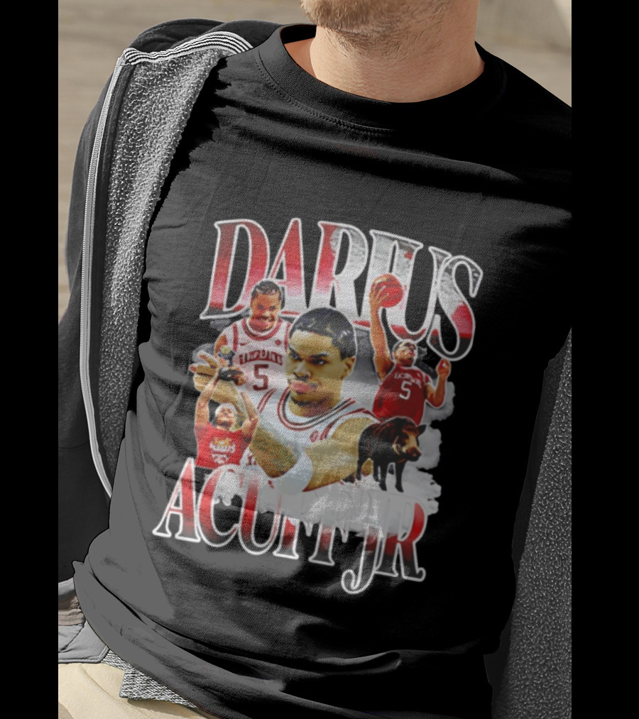 Darus Acuff Jr Arkansas Razorbacks Basketball Player Highlights T-Shirt