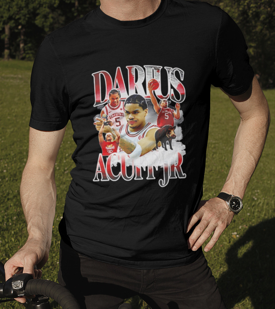 Darus Acuff Jr Arkansas Razorbacks Basketball Player Highlights T-Shirt
