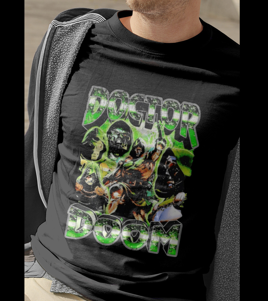 Doctor Doom Marvel Comics Villain Power Poses Montage T-Shirt