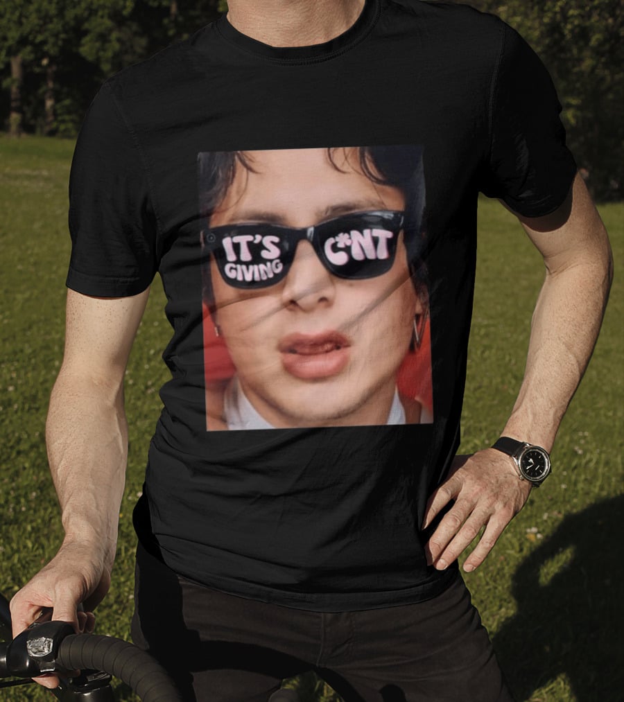 Hudson Williams It's Giving C*nt Sunglasses T-Shirt