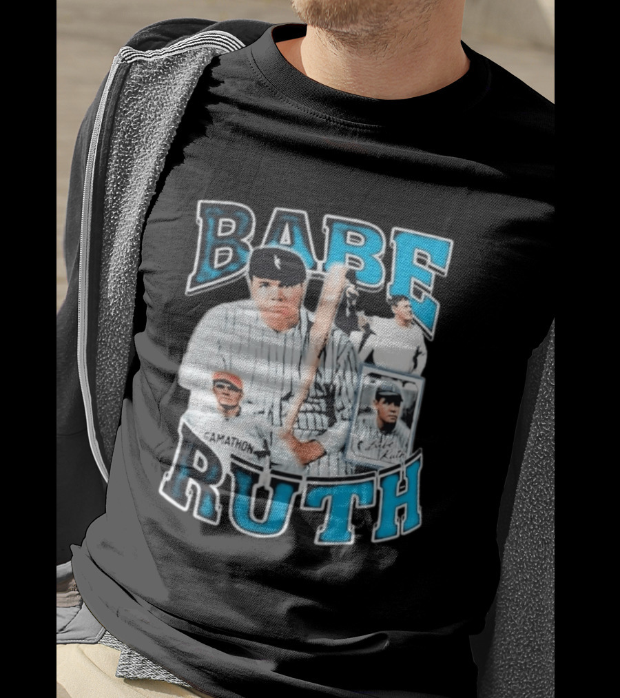Babe Ruth New York Yankees Iconic Baseball Legend T-Shirt