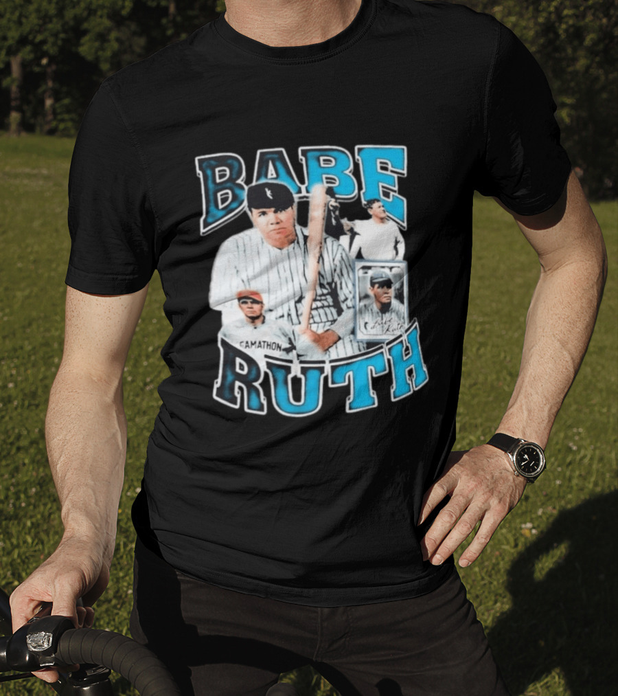 Babe Ruth New York Yankees Iconic Baseball Legend T-Shirt