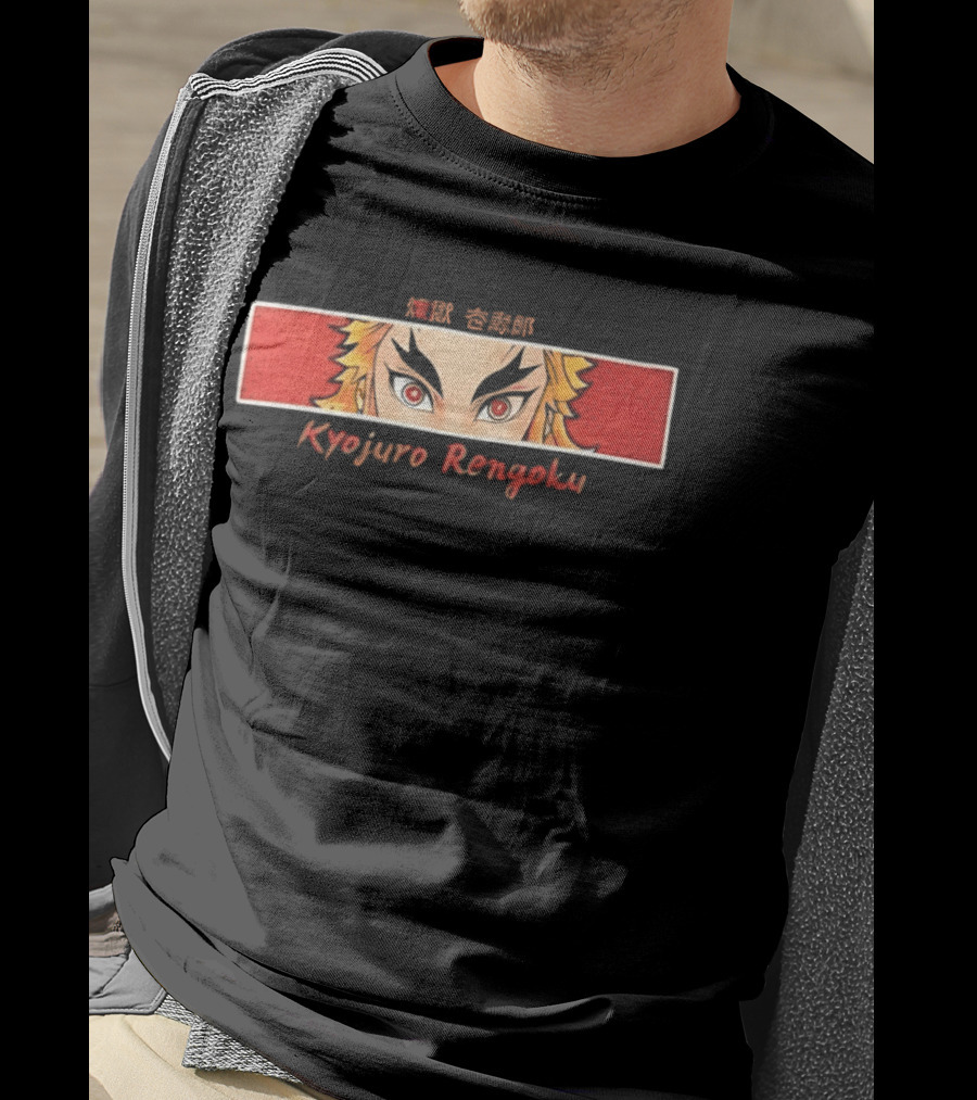 Kyojuro Rengoku Fiery Gaze Hashira Eyes T-Shirt
