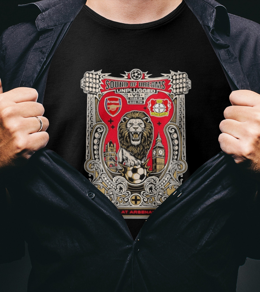 Sound Of Dreams Unplugged Arsenal Bayer Leverkusen Lion London Stadium 17.09.23 T-Shirt