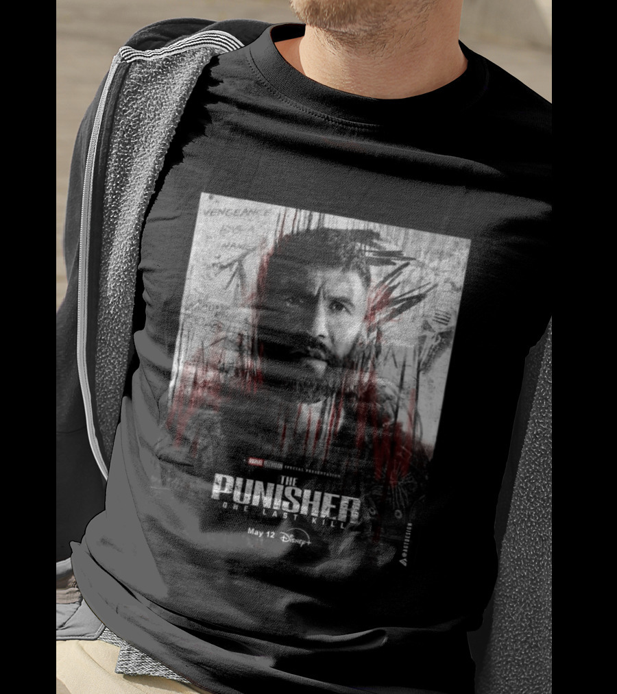 The Punisher One Last Kill Marvel Television Frank Castle May 12 Disney Plus T-Shirt
