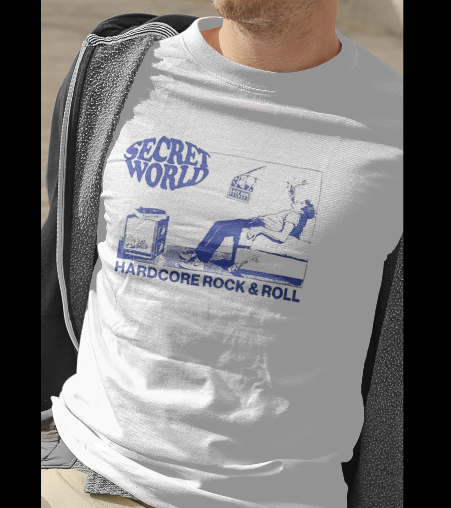 Secret World Hardcore Rock & Roll Tour 2026 Dallas Texas Drain Headline Is Your Friend T-Shirt