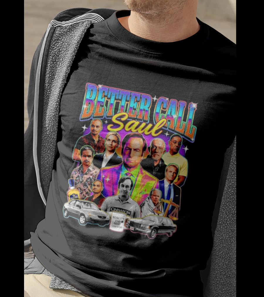 Better Call Saul Breaking Bad Characters Jimmy McGill Kim Wexler Mike Gus T-Shirt