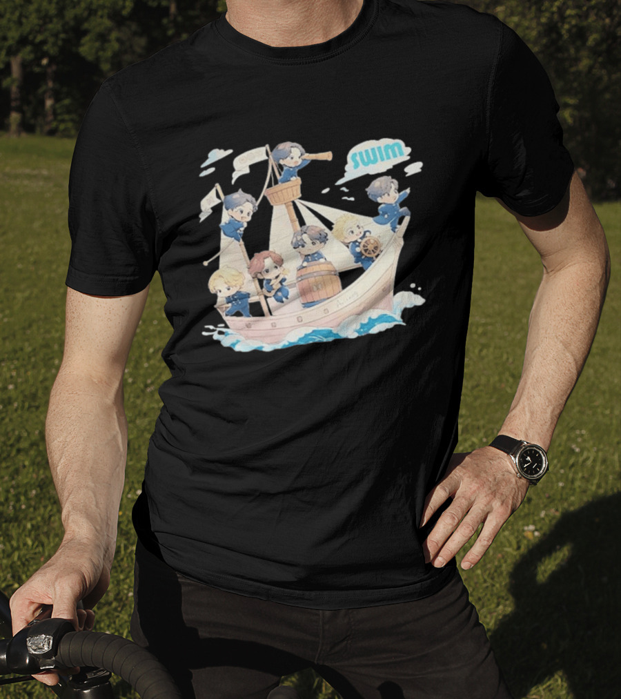 BTS Arirang World Tour Swim Track Sailboat Adventure T-Shirt