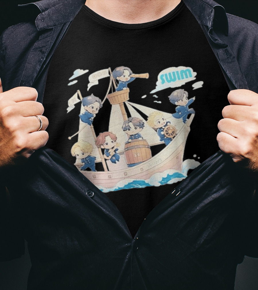 BTS Arirang World Tour Swim Track Sailboat Adventure T-Shirt