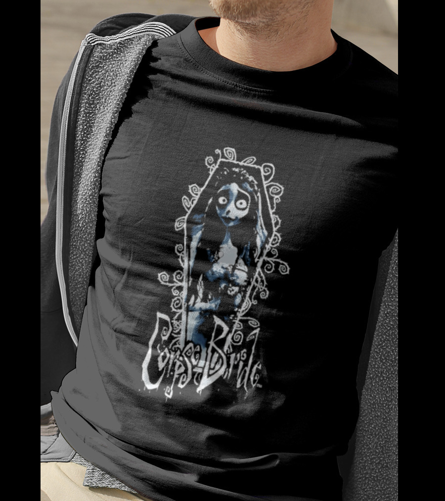 Corpse Bride Tim Burton Gothic Romantic Animated Movie T-Shirt