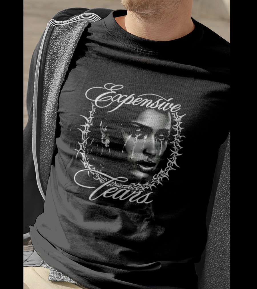 Expensive Tears Danileigh Collab Jewelry Face T-Shirt