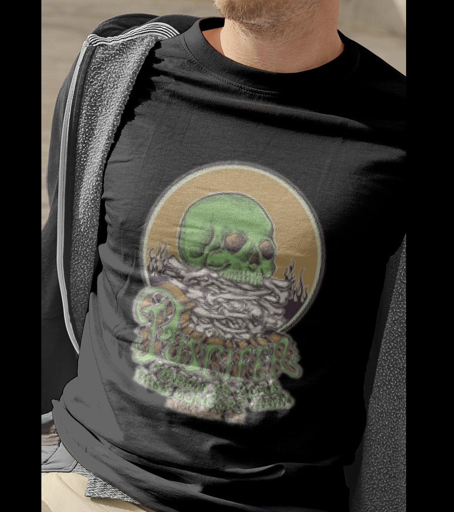 Puscifer March 24 2026 Austin TX Concert With Green Skull T-Shirt