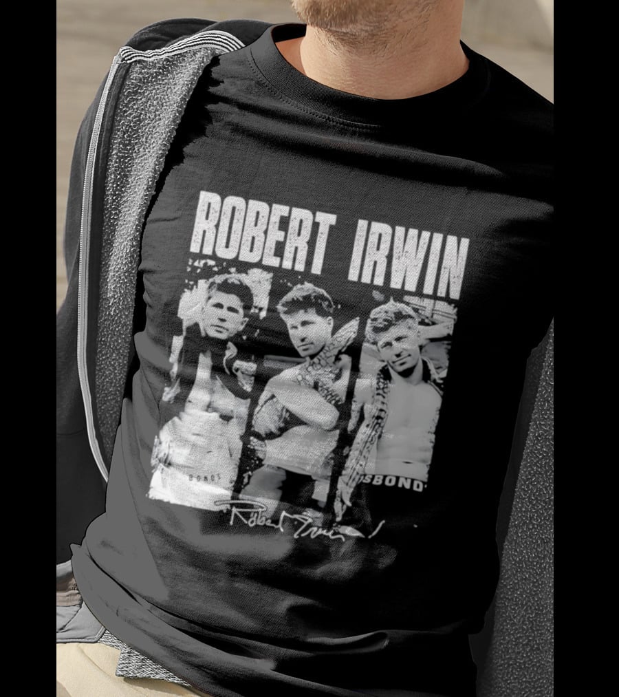 Robert Irwin Animal Wildlife Bonds Crocodile And Signature T-Shirt