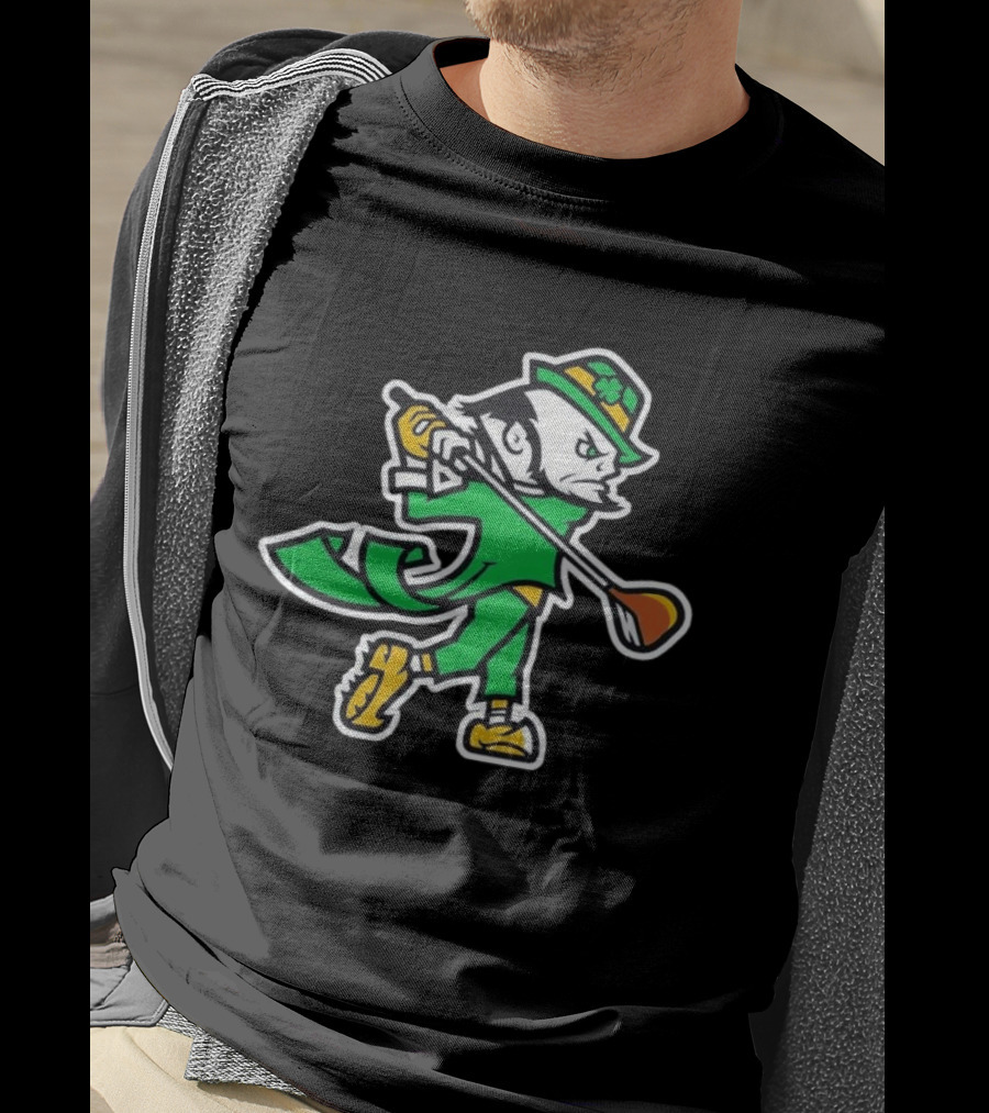 Notre Dame Fighting Irish Golf Leprechaun 2026 T-Shirt