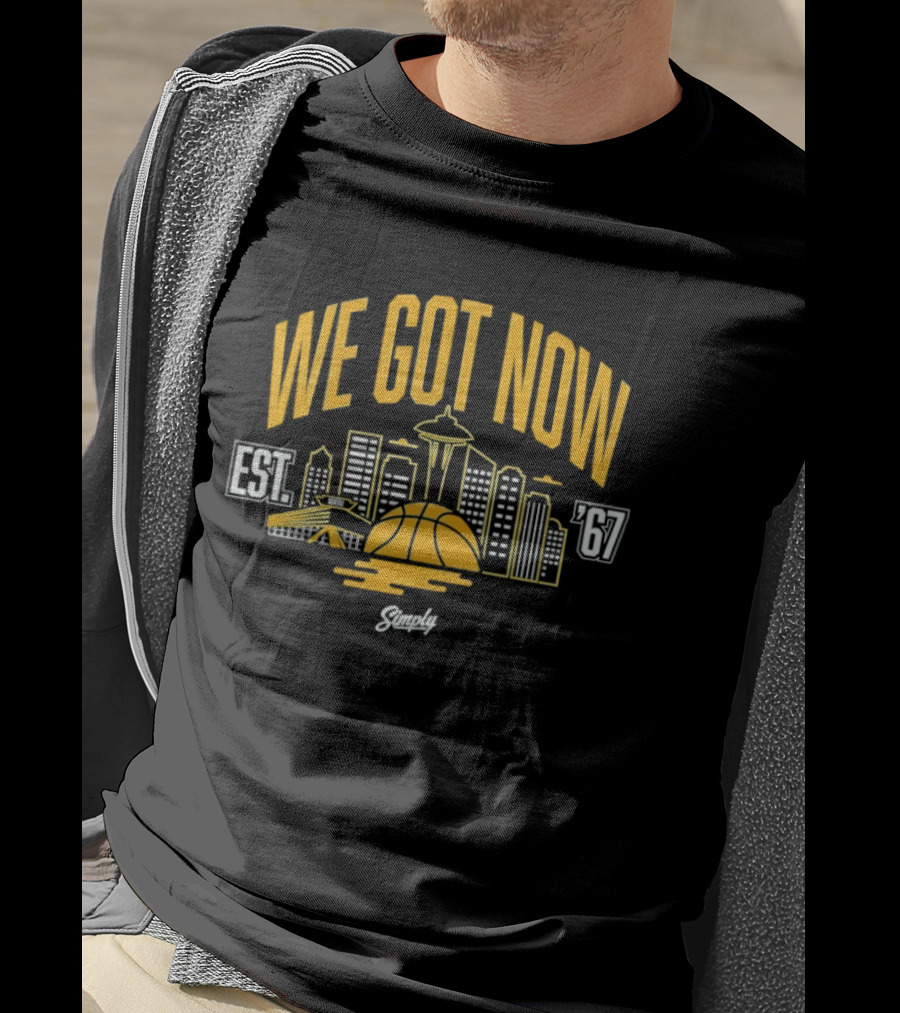 We Got Now Seattle Basketball EST 67 Sneaker Match T-Shirt