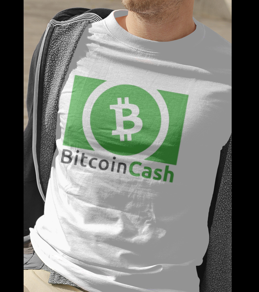 Bitcoin Cash Cryptocurrency Symbol Green Circle T-Shirt