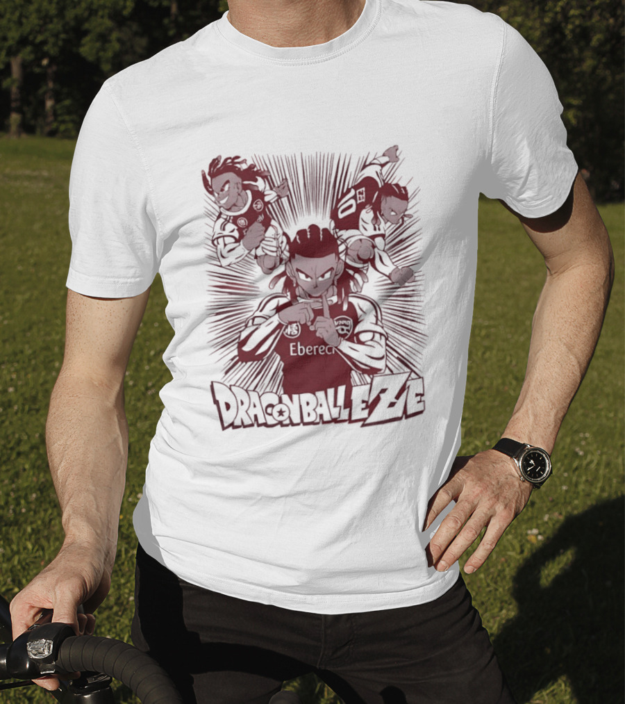 Dragon Ball Z Eberechi Eze Arsenal Player Fusion T-Shirt