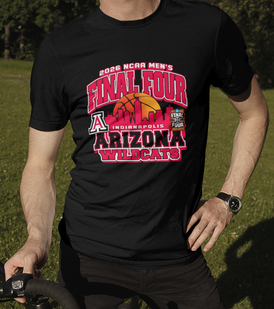 2026 NCAA Men's Final Four Indianapolis Arizona Wildcats Basketball T-Shirt