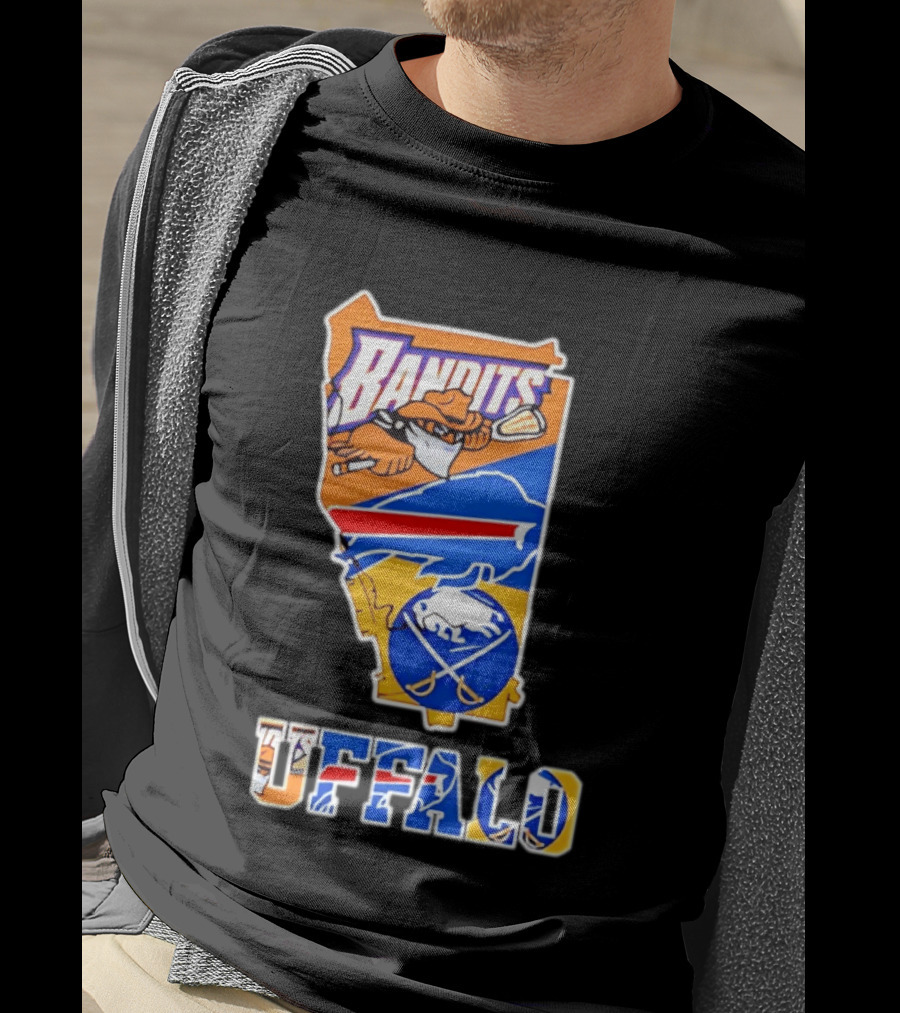 Buffalo Bandits Bills Sabres Sports Teams State T-Shirt