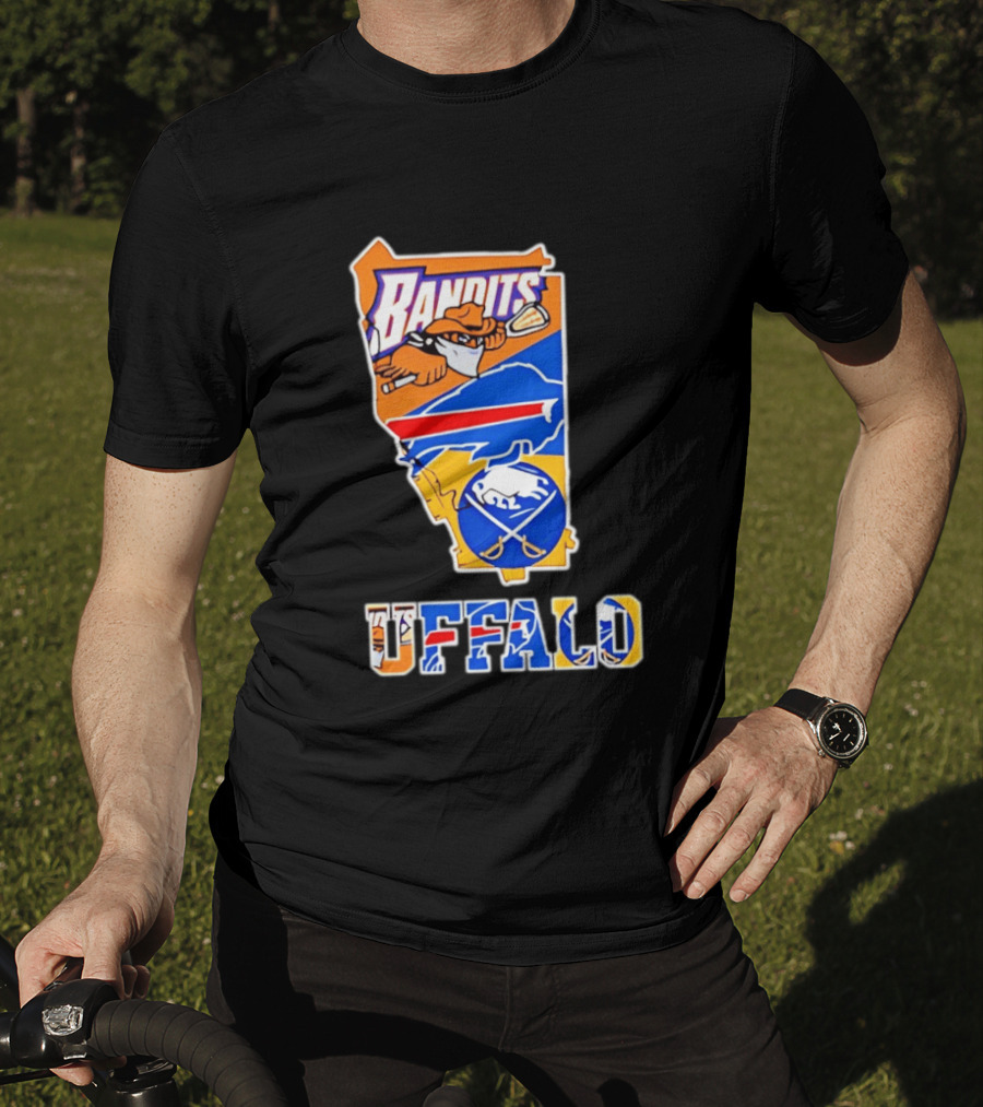 Buffalo Bandits Bills Sabres Sports Teams State T-Shirt