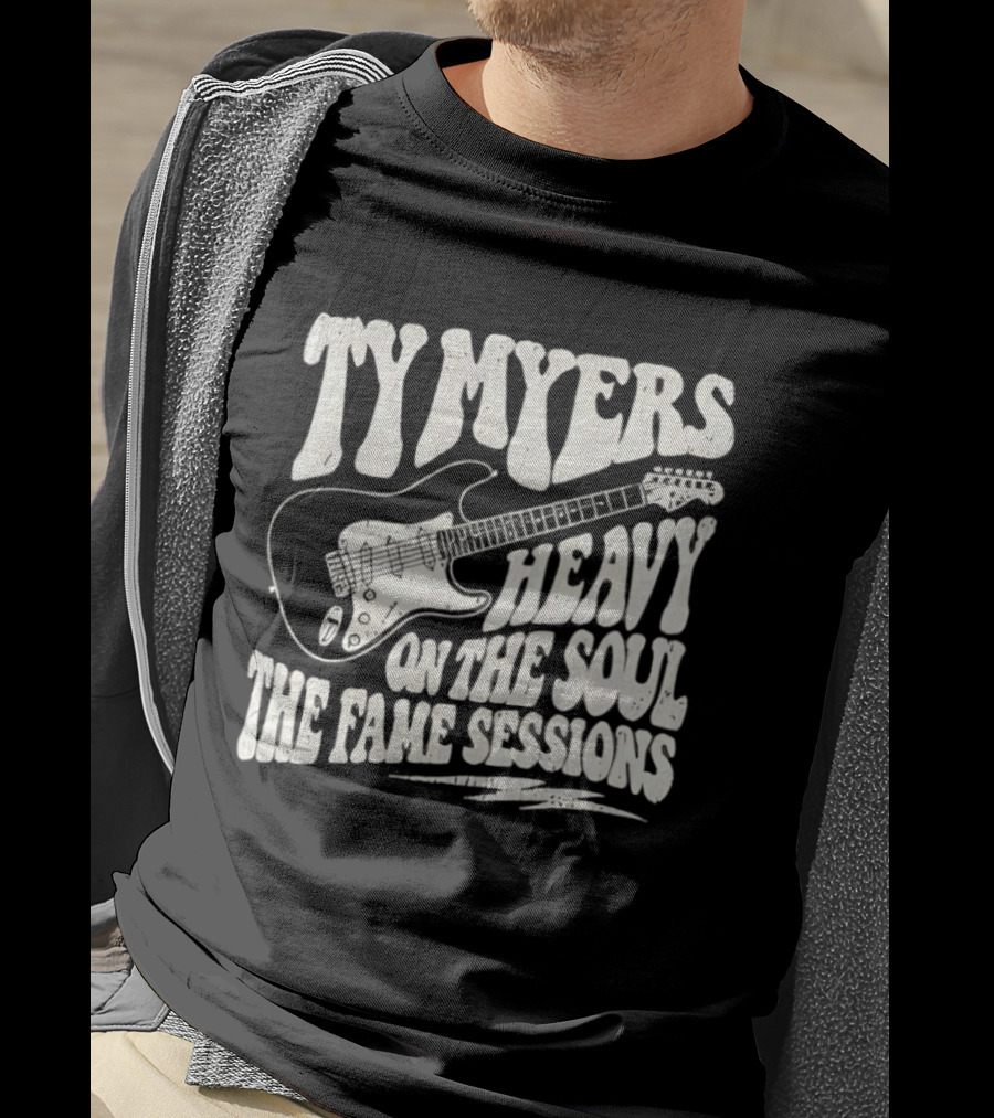 Ty Myers Heavy On The Soul The Fame Sessions Guitar T-Shirt