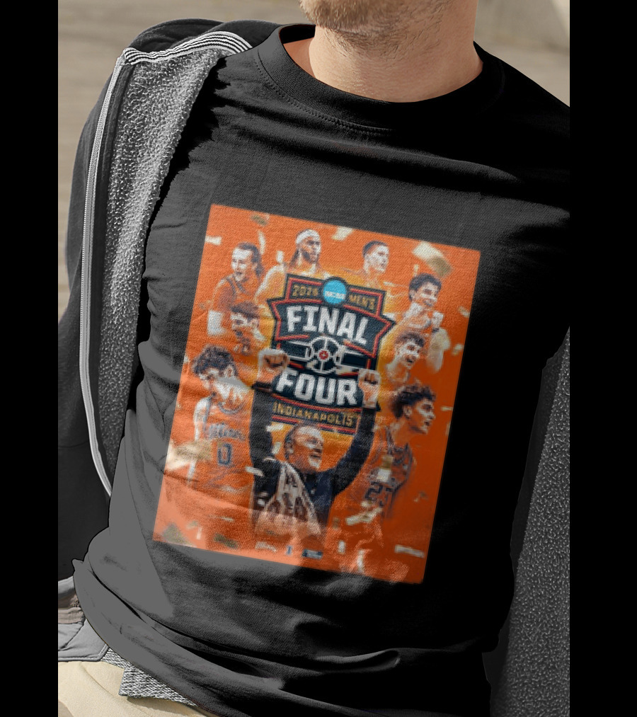 Illinois Fighting Illini 2026 Final Four Indianapolis Celebration T-Shirt